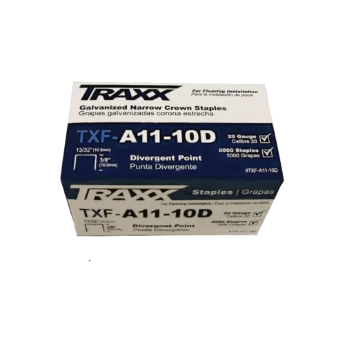 TXF-A11-10D Carpet Pad Staples (5,000/Box) Brand: Traxx